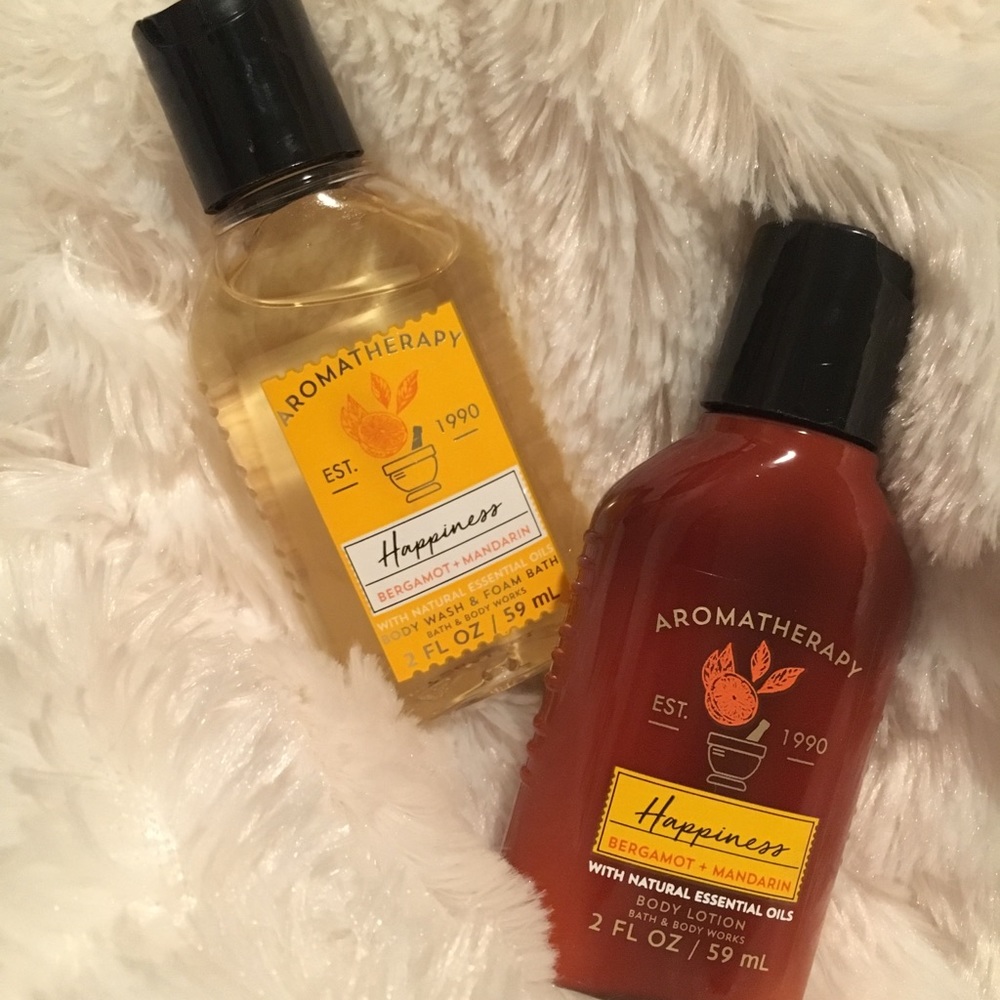 Bath and Body Works Aromatherapy Happiness Set